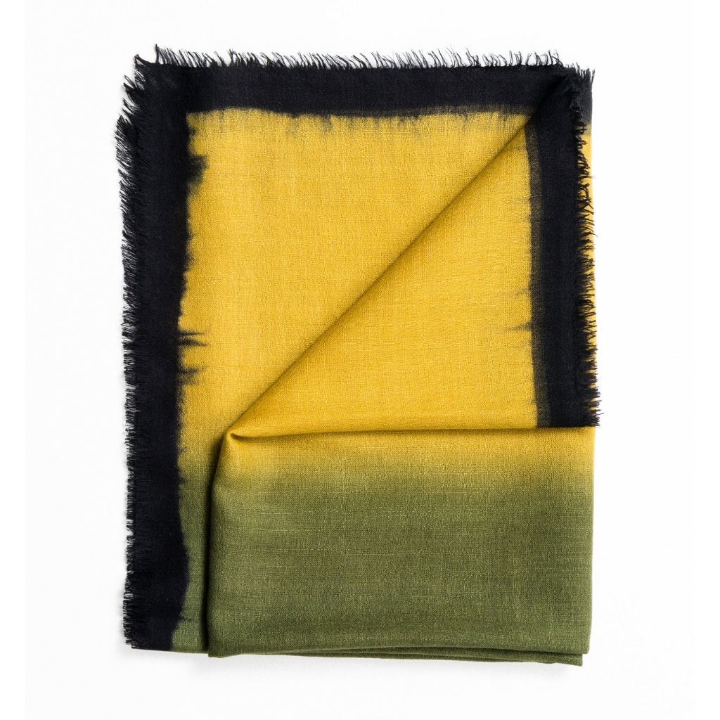 Iris Courtyard Hand Woven Cashmere Merino Scarf