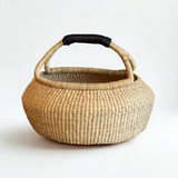 Handwoven Double Weave Kettle Basket