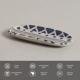 Shallow Organic Oval Platter Mini Set of 4
