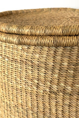 Handwoven Hamper with Lid - Natural - Sumiye Co