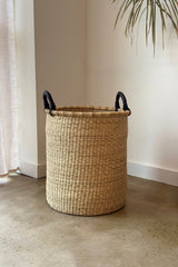 Handwoven Hamper - Natural - Medium - Sumiye Co