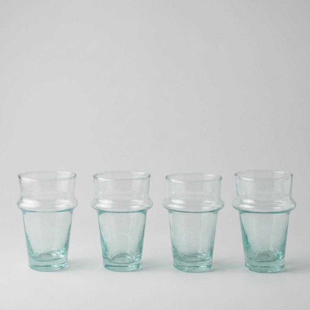 Large Recycled Beldi Glass