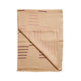 Sea Salt Pastel Green Hand Woven Hand Embroidered Silk Merino Classic Scarf - Sumiye Co