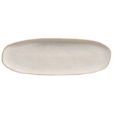 Shallow Organic Oval Platter Large Set of 4