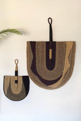 Large Fan in Natural & Black - Sumiye Co