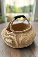 Handwoven Double Weave Kettle Basket