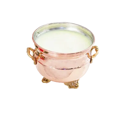 Copper Grapefruit Mint Jardinière Candle | Vintage Inspired French - Sumiye Co