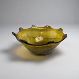 Yaxel Amber Bowl | Artisanal Glasswork