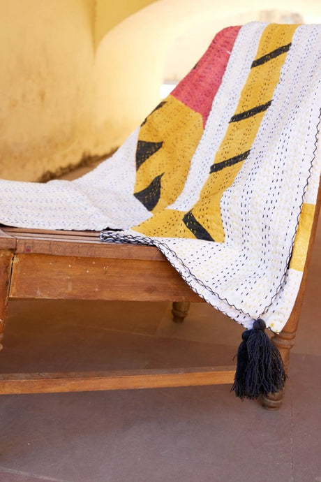 Tiger Kantha Throw - Sumiye Co
