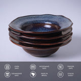Dessert/Deep Rim Plate Set of 4