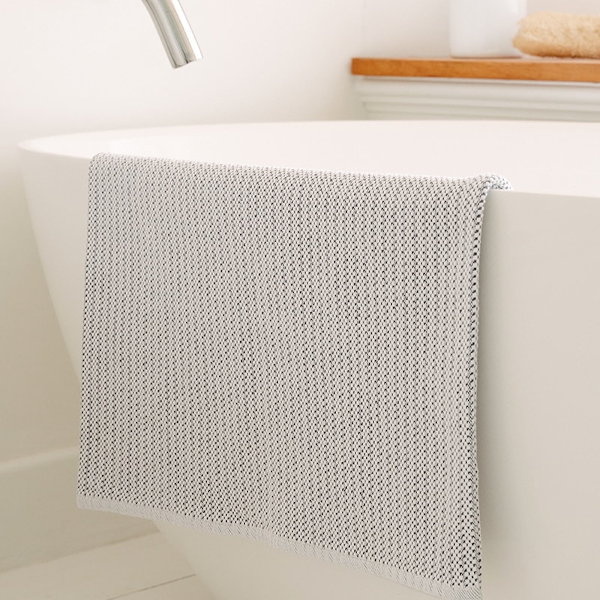 Mungo Cotton Rib Bath & Shower Mat - Thumbnail 2