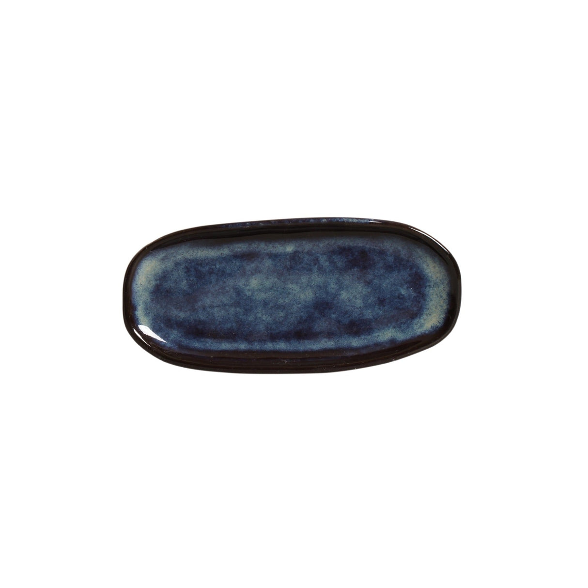 Shallow Organic Oval Platter Mini Set of 4
