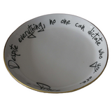 Bowl With Quote | Prince: “Despite Everything, No One Can Dictate Who You Are”
