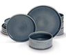 Kook Ceramic Dinnerware Set, 12 Piece, Service for 4, Hearthstone Collection