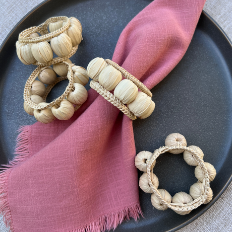 Woven Beads Napkin Ring – Table Decor Colombia - Sumiye Co