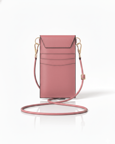 Cancun Pink Plant Based Phone & Card Crossbody  (Pre-Order For delivery 20th April 2026)-2