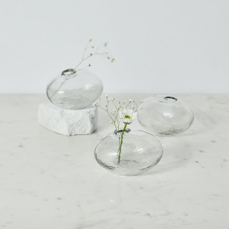 Pebbled Natura Vases Set of 3 - Sumiye Co