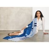 Hand Embroidered Modern Artisanal Scarf