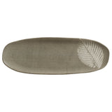 Shallow Organic Oval Platter Large Set of 4