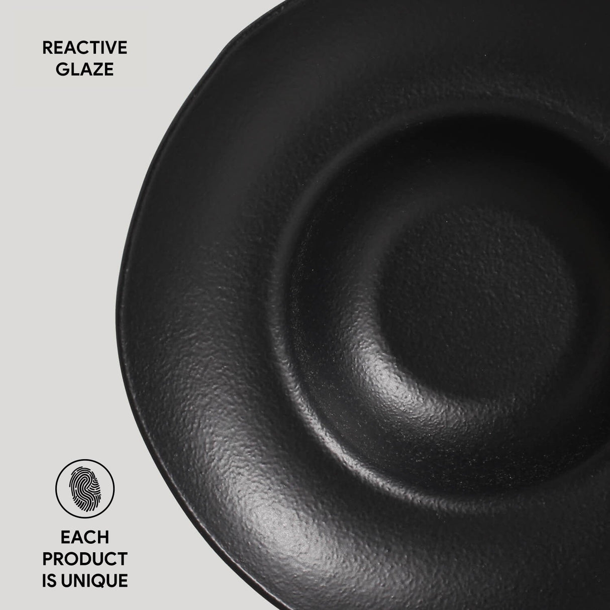 Deep Rim Plate Set of 4