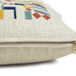 Aakar Tiles Modern Accent Pillow, Multi - 18x18 inch by The Artisen