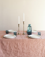 S/2 Gemini Candlesticks - Brass Finish - Sumiye Co