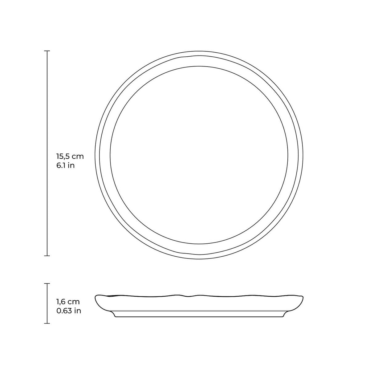 Bread Plate Set of 6