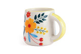 Floral Extravaganza Coffee Mug- Multi ,  3.5 X 2.5 Inches ( Set of 4 )