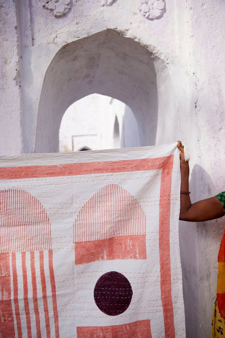 Bauhaus Kantha Throw - Sumiye Co