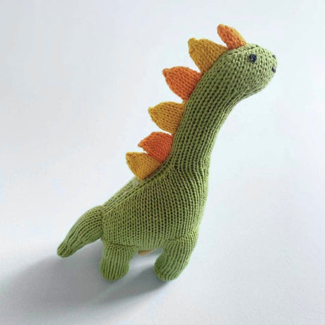 Knit Baby Rattles Brachiosaurus - Sumiye Co
