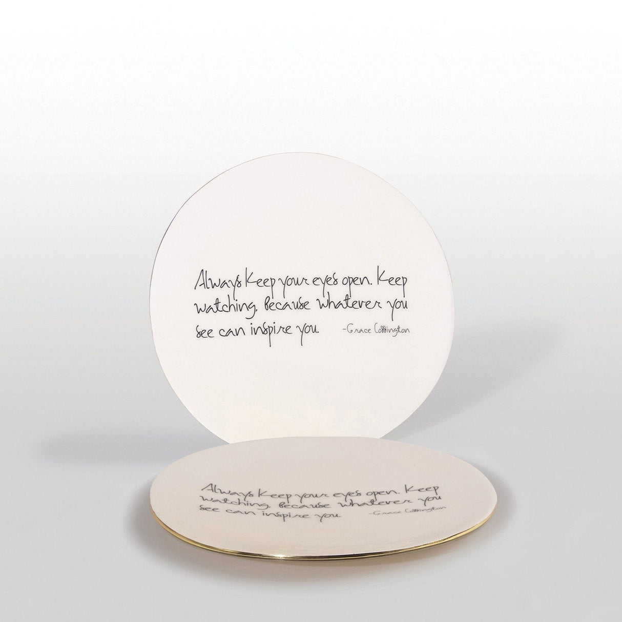 Platter with Quote | Grace Coddington: "Whatever You See Can Inspire You”