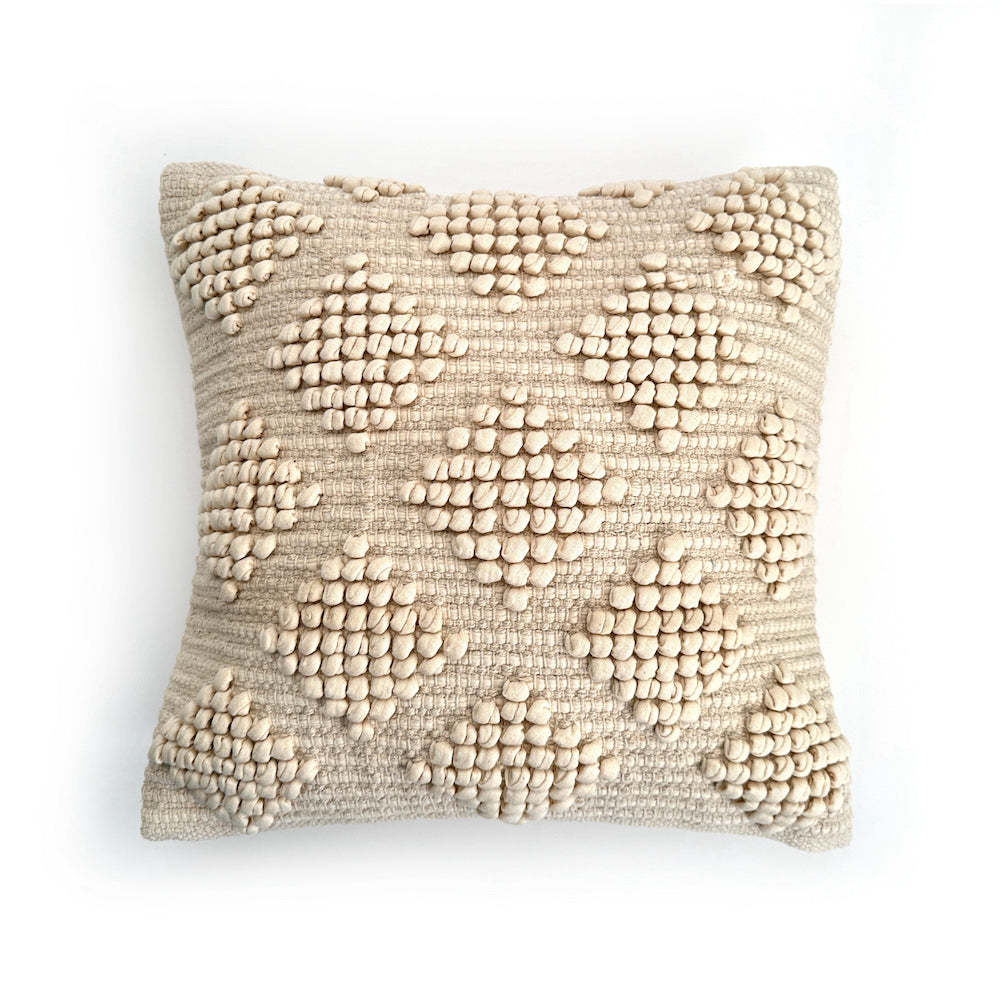 Bit of Meraki Kunbi Throw Pillow Cover 18" x 18" - Sumiye Co