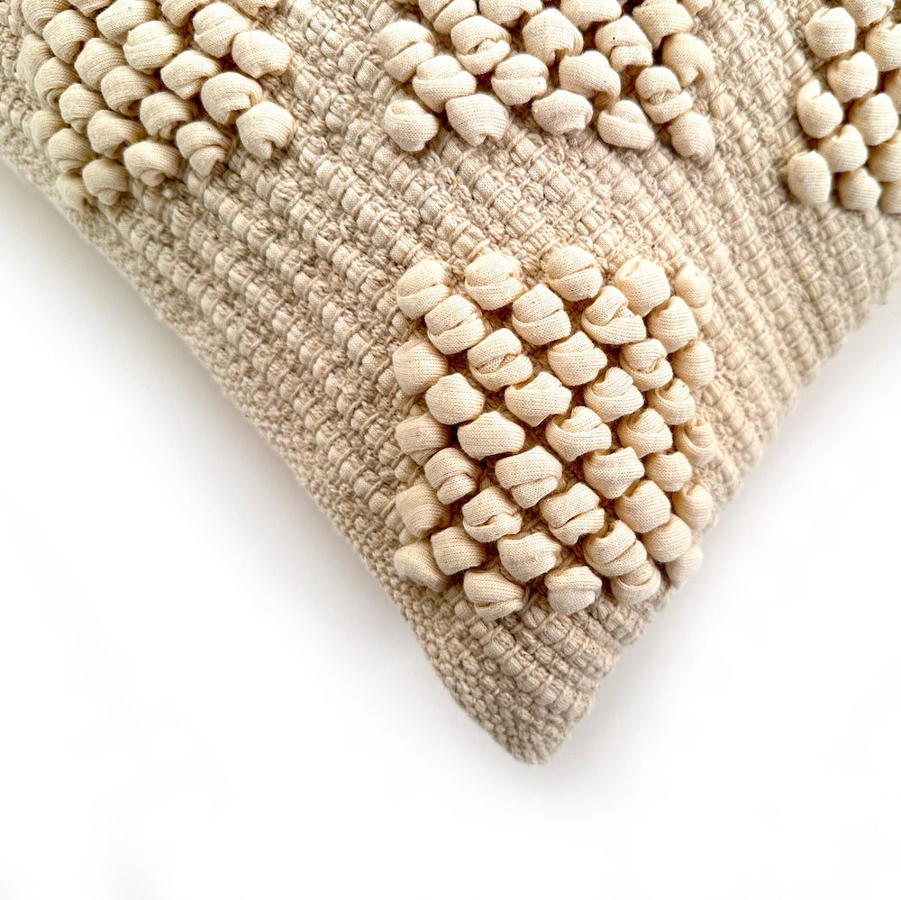 Bit of Meraki Kunbi Throw Pillow Cover 18" x 18" - Sumiye Co
