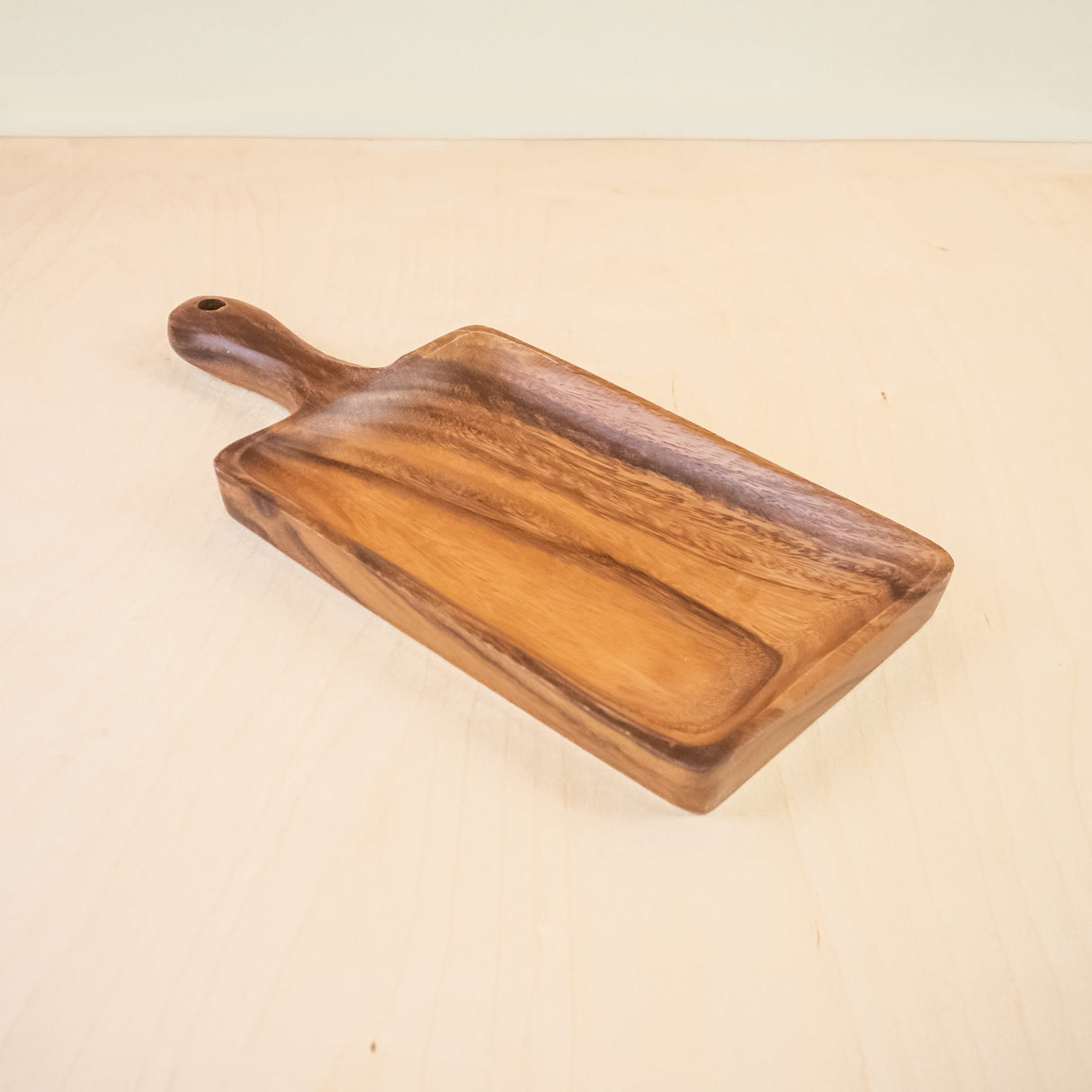 Acacia Rectangle Serving Tray with Handles - Sumiye Co