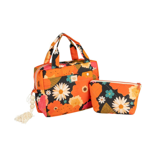 "Picnic with Flowers" Makeup bag set
