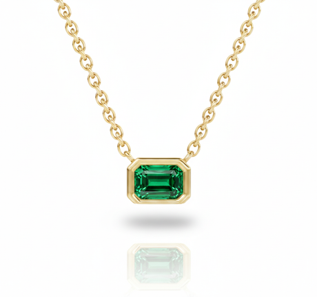 Alba Emerald Necklace-0