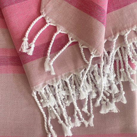 Samara Sustainable Turkish Towel Pink - Sumiye Co
