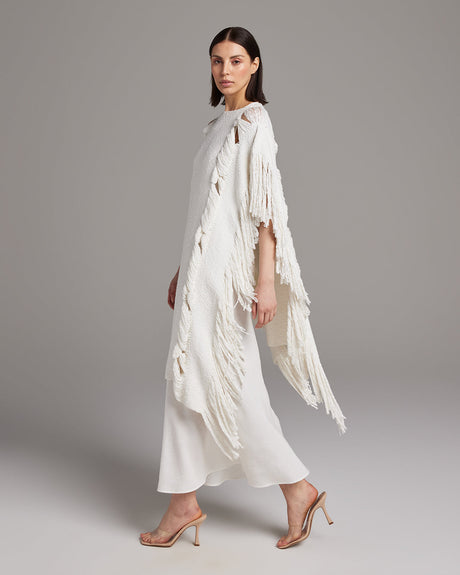 Lace Fringe Manta - Sumiye Co