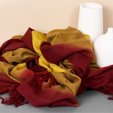 Marigold Merino Ombre Handloom Throw - Sumiye Co
