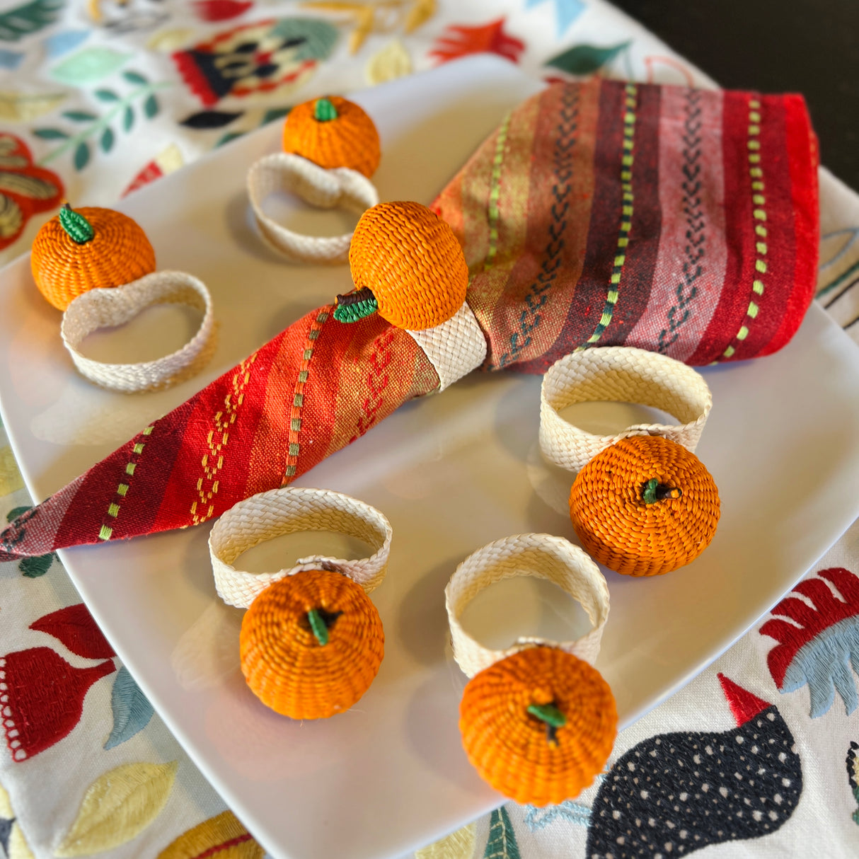 Pumpkin Napkin Ring  – Table Decor Colombia