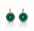 Lumine Emerald Hoops-0