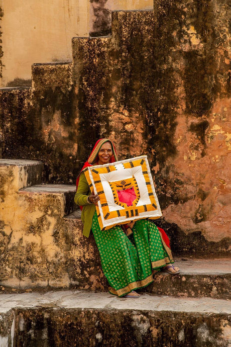Tiger Floor Cushion (Reverse) - Sumiye Co
