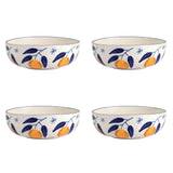 Italian Lemon Bowl, yellow - 2.5x7 Inches ( Set of 4 )