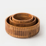 Etta Acacia Wood Bowls - Sumiye Co