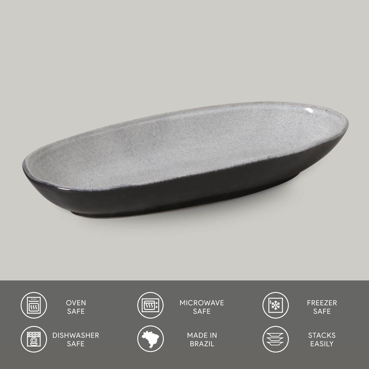 Deep Oval Platter Set of 4