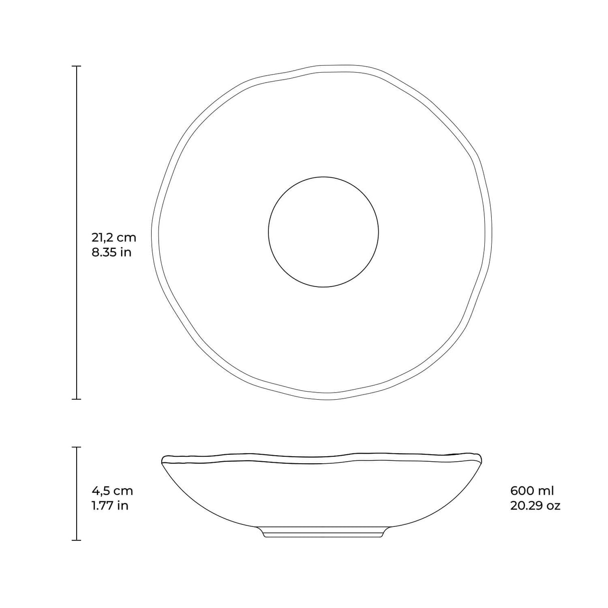 Salad Bowl Set of 6