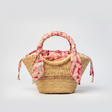 Butterfly Bag Small - Light Grey and Red Lining - Sumiye Co