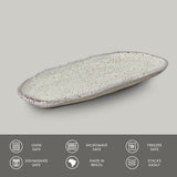 Shallow Organic Oval Platter Mini Set of 4