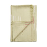 Sea Salt Pastel Green Hand Woven Hand Embroidered Silk Merino Classic Scarf - Sumiye Co