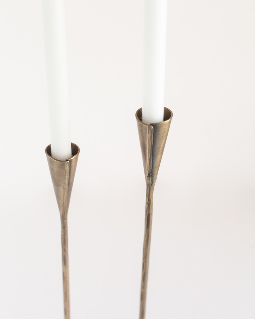 S/2 Phoenix Candlesticks - Brass Finish - Sumiye Co